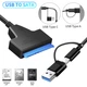 Адаптер USB3.0 Type-A/C HDD 2,5" SATA II/III / SSD Dynamode - зображення 7