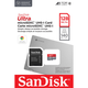 Карта памяти SanDisk 128GB microSD class 10 UHS-I Ultra (SDSQUAB-128G-GN6MA) - изображение 4