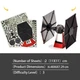 Конструктор металевий Shupin Star Wars TIE Fighter (кольоровий) - зображення 5