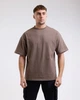 Футболка Lineal Oversized L Коричнева - изображение 8