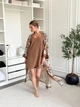 Женский Подарочный набор Boho COSY халат+рубашка S/M мокко SetBC2SH01 - изображение 5