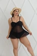 Купальник plus size 3XL Бебі-дол чорний - зображення 1