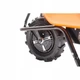 Аккумуляторная тачка с электроприводом Kraft&Dele KD3125 для сада 80л / 550Вт / 150KG 24V Оранжевая - изображение 5