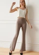Женские спортивные леггинсы клеш Comfort Style C4 (1853-44-02) Бежевый L No Brand (44) - изображение 5