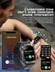 Мужские Military смарт-часы с экраном 2,1 дюйма, Bluetooth-звонками, фонариком, компасом и украинским языком - изображение 3
