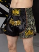 Шорти для тайського боксу TOP KING BOXING | Тренувальні Muay Thai для ММА, кікбоксингу та єдиноборств (чорний/золотий, р. L(зріст 165-175 55-65кг) - изображение 1
