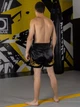Тренувальні MMA шорти для тайського боксу, єдиноборств Sanda, UFC для спорту Bless Wear чорний/золотий, нар. XS (5-7 років)) - зображення 4