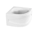Душевой поддон RJ 90x90x45 см полукруглый, в комплекте с сифоном white 90RZ814 - изображение 1