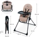 Стульчик для кормления KinderKraft Binci Beige (KHBINC00BEG0000) (305329) - изображение 4