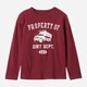 Дитячий лонгслів для хлопчика GAP 974160292 86 см Бордовий (1159836091) - зображення 1