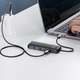 Hub USB Orico Docking Station 2x USB-A 3.0 + 2x USB-C 3.0 (PAPW2AC-C3) - obraz 7