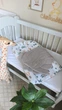Кокон с крыльями Chickabiddy, двусторонний зима-лето, серый хлопковый велюр + зверята на паропланах, 100% хлопок, позиционер для малыша, гнёздышко для новорожденных, 90х52см - изображение 6