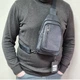 Сумка-слинг мужская черная через плече из натуральной кожи TIDING BAG 68223 - изображение 8
