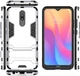 Чехол Iron для Xiaomi Redmi 8A бампер противоударный с подставкой Silver - изображение 5
