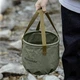Складане відро для води з ПВХ Naturehike NH20SJ040, 10 л, зелений - зображення 9