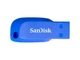Флешка SanDisk 64 GB Cruzer Blade USB 2.0 Electric Blue (SDCZ50C-064G-B35BE) - изображение 2