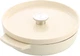 Сотейник чугунный с крышкой KitchenAid 26 см 2.77 л Миндальный крем (CC009010-001) - изображение 1