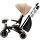Складний триколісний велосипед Kinderkraft Jazz 2 Beige - зображення 2