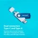 USB флеш накопичувач Patriot 64GB Xporter X550 USB 3.2/Type-C (PS64GX550AAD) - изображение 6