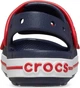 Детские сандалии для мальчика Crocs Crocband Cruiser Sandal T Kids 29-30 С12 Темно-синий с красным (209423) - изображение 3