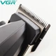 Профессиональная беспроводная машинка для стрижки волос VGR V-003 триммер для волос, бороды и усов Yellow - изображение 8