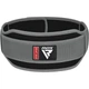Пояс для важкої атлетики RDX RX5 Double Belt неопреновий Grey S - зображення 3