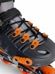 Роликовые коньки раздвижные со светящимися колесами Smart Ghost 155 размер 39-42 Black-Orange - изображение 4