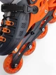 Роликовые коньки раздвижные со светящимися колесами Smart Ghost 155 размер 39-42 Black-Orange - изображение 5