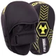 Лапа вигнута для боксу та єдиноборств (2шт) Fistrage Fight Gear 5485 розмір 24x18x6см Black-Yellow - зображення 1