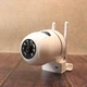 Умная уличная IP-камера для видеонаблюдения с влагозащитой NJ PRO IP360 Поворотная wifi камера наблюдения с датчиком движения ночным видением микрофоном и динамиком Белый - изображение 7