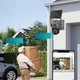 Солнечная 6MP WiFi камера видеонаблюдения TP-18 Уличная камера с влагозащитой Беспроводная камера наблюдения с широким углом обзора датчиком движения динамиком и микрофоном - изображение 2