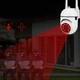 Вулична водонепроникна IP-камера відеоспостереження NJ PRO IP360 + Подарунок Карта пам'яті 64 гб Поворотна wifi камера спостереження з датчиком руху нічним баченням та двостороннім аудіо Білий - зображення 5