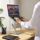 Podstawka pod laptopa Wozinsky WRS-CPY75DSS Silver (5907769364631) + Podstawka do smartfona gratis! - obraz 13