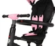 Дитячий 3-колісний велосипед Qplay Rito Pink 3837, 5061047480069 - зображення 3