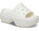 Жіночі Шльопанці Crocs Stomp Slide Chalk Craie 41-42 W10 білі (209346) - зображення 2