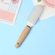 Расческа для волос браш Hair brush 23,7*4*2,5 cм с деревяной ручкой - изображение 2