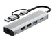 Сетевая карта Deepfox-2208TU2 USB Type C/Type A RJ45 USB HUB Ethernet LAN адаптер сетевой 100 Мбит/с - изображение 1