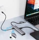 Сетевая карта Deepfox-2509TU Type C/Type A 9 in 2 алюминиевая hub картридер аудио RJ45 адаптер сетевой 100 Мбит/с - изображение 10