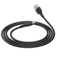 Кабель BOROFONE BX51 USB to iP 2.4A,1m, PVC, PVC connectors, Black (6931474743893) - изображение 1