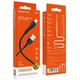 Кабель BOROFONE BX51 USB to iP 2.4A,1m, PVC, PVC connectors, Black (6931474743893) - изображение 2