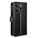 Чехол Idewei для Xiaomi Redmi Note 14 4G EU Version книжка кожа PU с визитницей черный - изображение 3