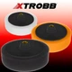 Набір полірувальних насадок Xtrobb 3 шт 150 мм М14 з адаптером для дриля та шуруповерта чорна жовта біла для професійного догляду за авто - зображення 8