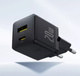Мережевий адаптер Baseus Palm Fast Charger C+U 20W + Cable Type-C to Type-C P10111608113-01 Чорний - зображення 3