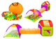 Namiot do zabawy LEAN Toys Plac zabaw 3 w 1 20122 (5905991023142) - obraz 1