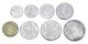Набір монет Сан-Марино набір із 8 монет 1973 UNC 1, 2, 5, 10, 20, 50, 100, 500 лір (срібло) - зображення 1