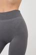 Безшовні легінси з мікрофібри 1005298 Leggings Model 2 poppy seed Giulia L/XL gray (6000003476882) - изображение 3