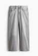 Чоловічі прямі легкі джинси Straight Loose H&M (58410) W34 L32 Сірі - изображение 4