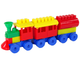 Klocki konstrukcyjne LEAN Toys Kolorowy Pociąg K2 3 części (5900992000260) - obraz 2
