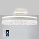 Управляемая LED люстра Esllse STELLA C ICE 90W 2R APP белая с пультом и приложением 500Х215мм-WHITE-220V - изображение 1