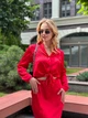 Женская блуза из шелка Армани Красный Maybel 2XL 506 (3925_5) - изображение 2